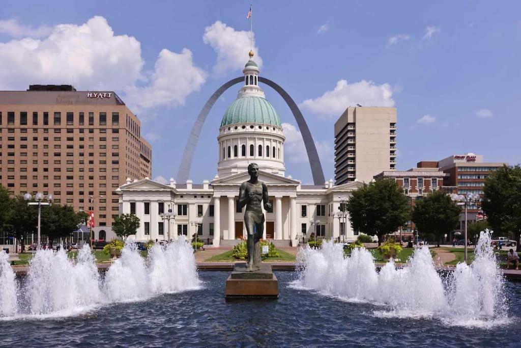 Ferienwohnung Chic 1Br Balcony & Laundry Soulard Saint Louis Exterior foto